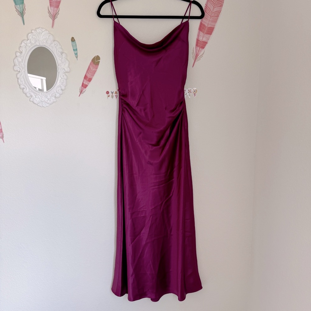 ZARA magenta DRESS